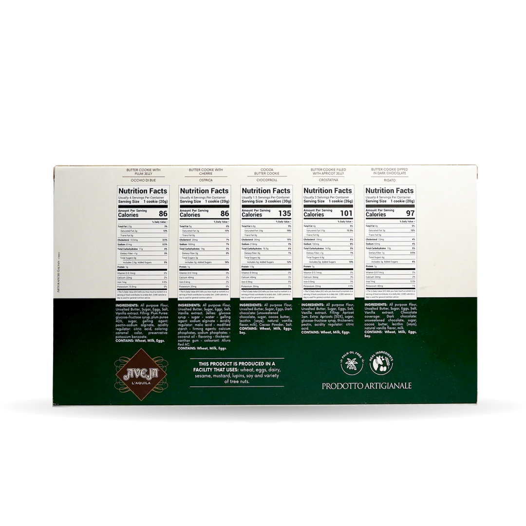 ASSORTED BUTTER COOKIES - ITALIAN PASTICCERIA