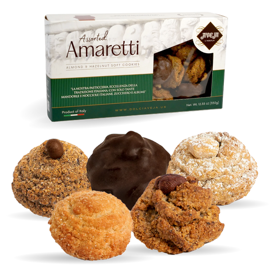 ALMOND AND HAZELNUT ASSORTED SOFT AMARETTI