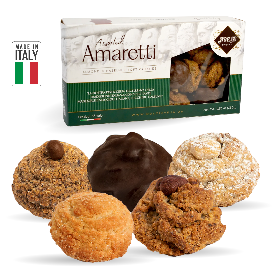 ALMOND AND HAZELNUT ASSORTED SOFT AMARETTI