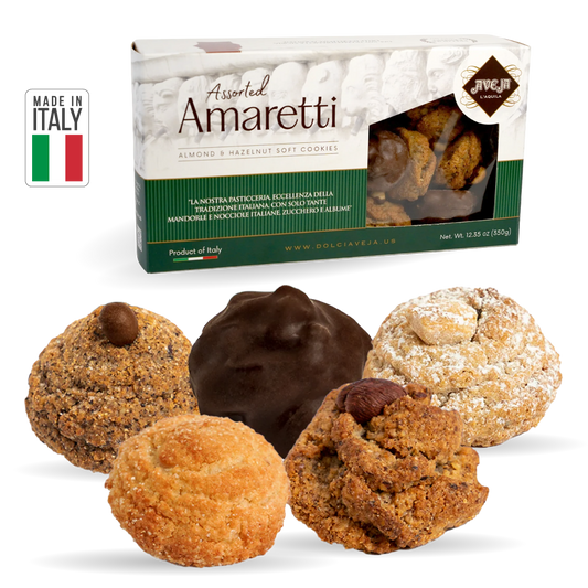 ALMOND AND HAZELNUT ASSORTED SOFT AMARETTI