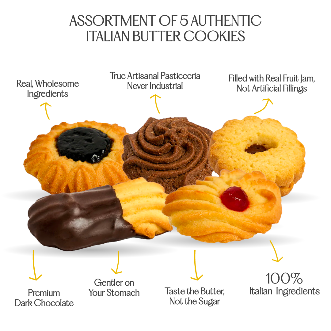 ASSORTED BUTTER COOKIES - ITALIAN PASTICCERIA
