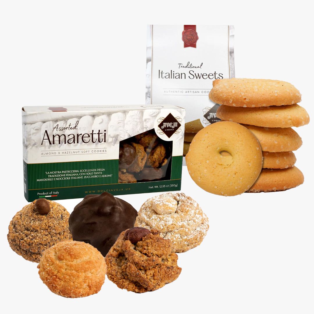 ASSORTED AMARETTI & CIAMBELLINE AL VINO BIANCO