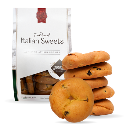 CIAMBELLINE ALL-UVETTA RUSTIC ITALIAN RAISIN COOKIES