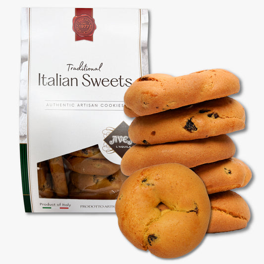 CIAMBELLINE ALL-UVETTA RUSTIC ITALIAN RAISIN COOKIES