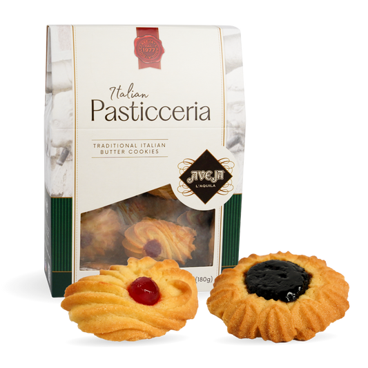 ITALIAN BUTTER COOKIES WITH PLUM AND CHERRY JELLY - PASTICCERIA DUO