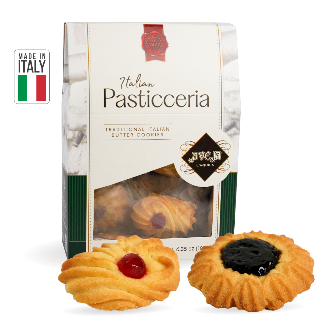 ITALIAN BUTTER COOKIES WITH PLUM AND CHERRY JELLY - PASTICCERIA DUO