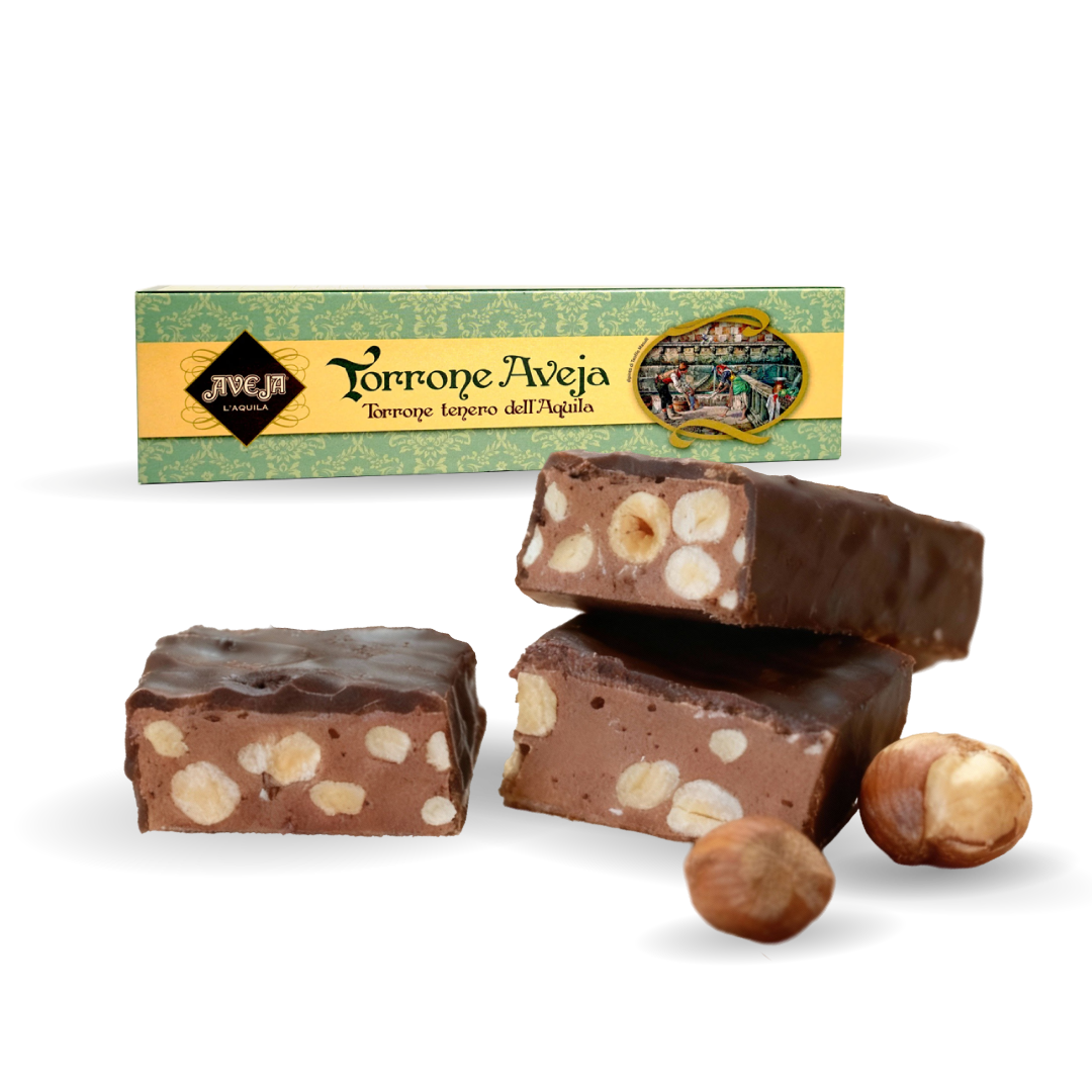 SOFT NOUGAT COVERED IN CHOCOLATE TORRONE CIOCCOLATO