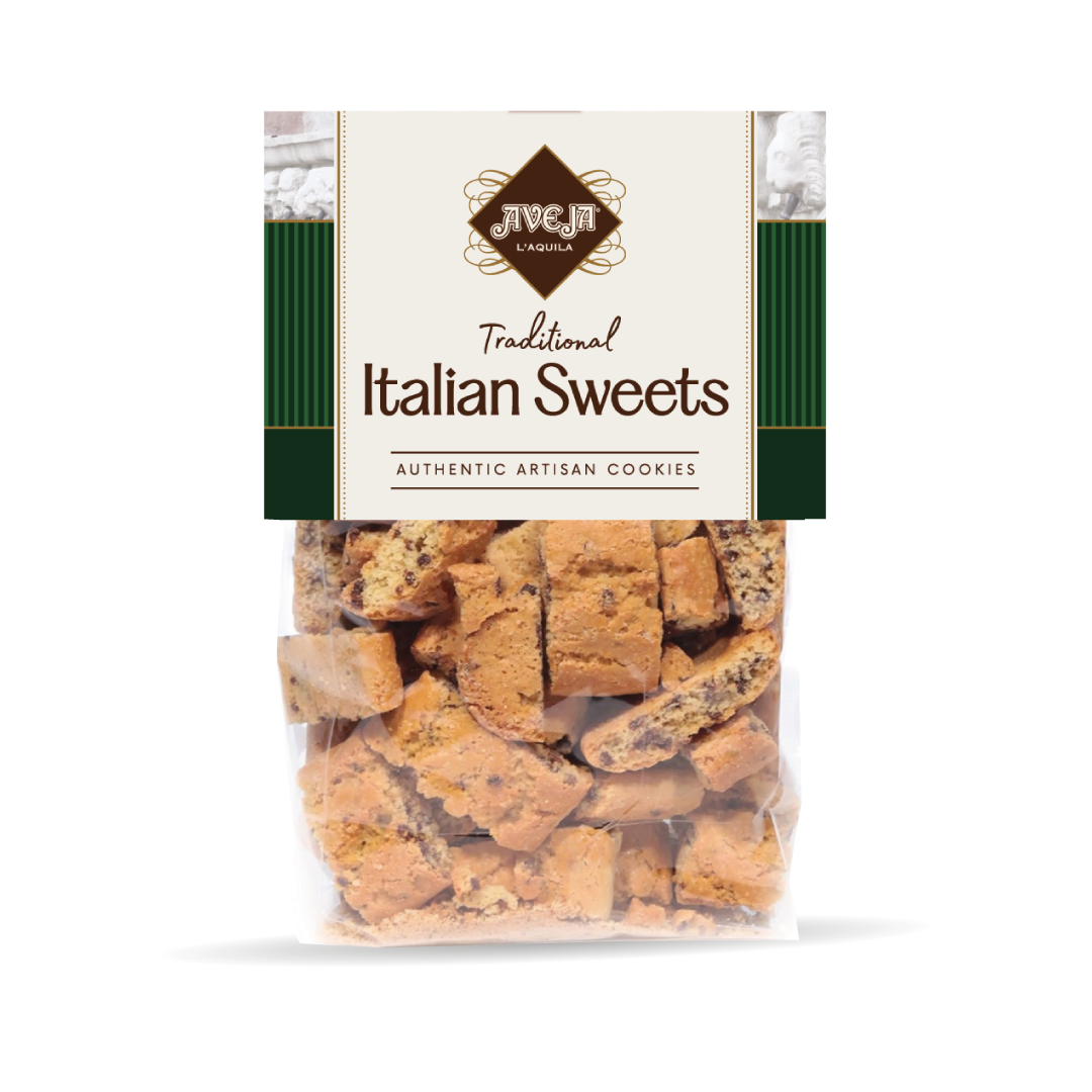 HARD COOKIES WITH CHOCOLATE - ITALIAN TOZZETTI AL CIOCCOLATO