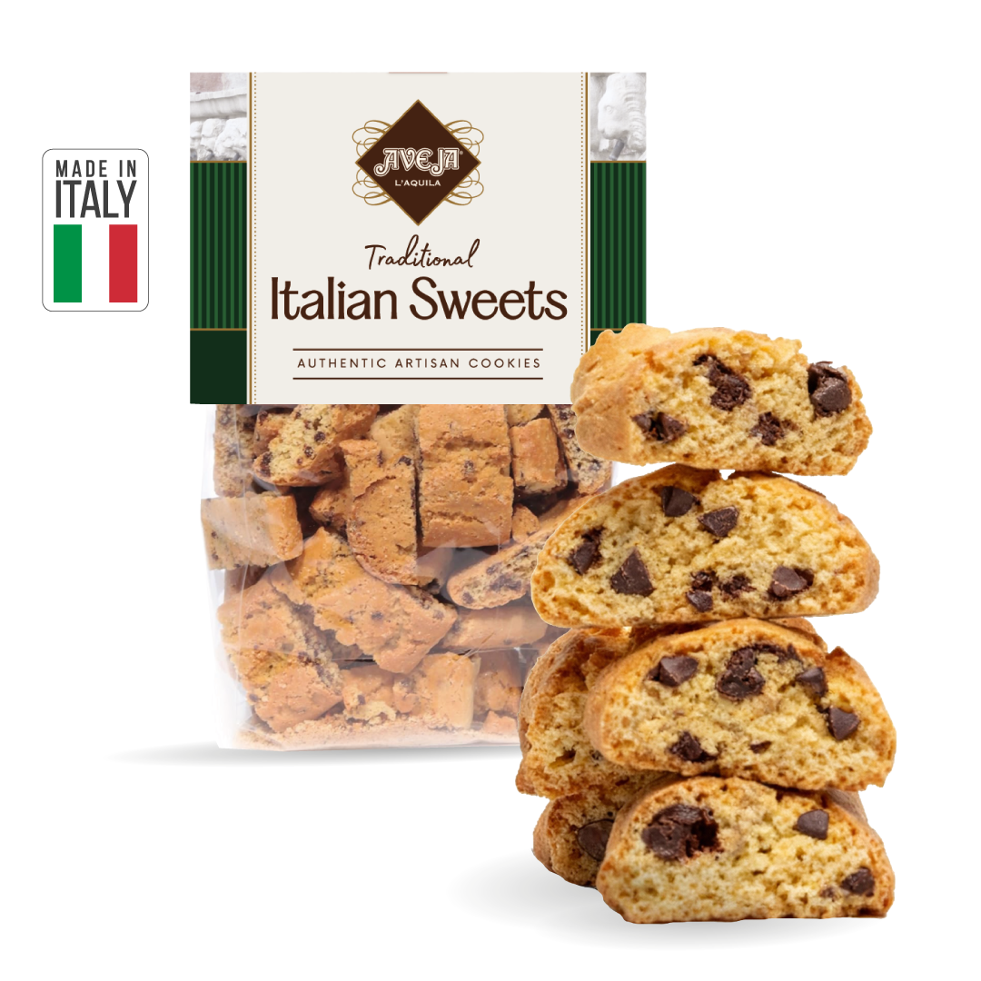 HARD COOKIES WITH CHOCOLATE - ITALIAN TOZZETTI AL CIOCCOLATO