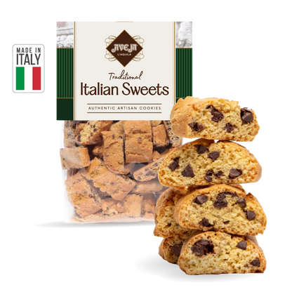 HARD COOKIES WITH CHOCOLATE - ITALIAN TOZZETTI AL CIOCCOLATO