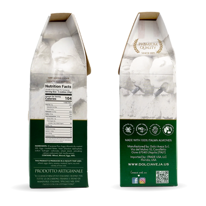 HARD ALMOND COOKIES ITALIAN TOZZETTI ALLE MANDORLE